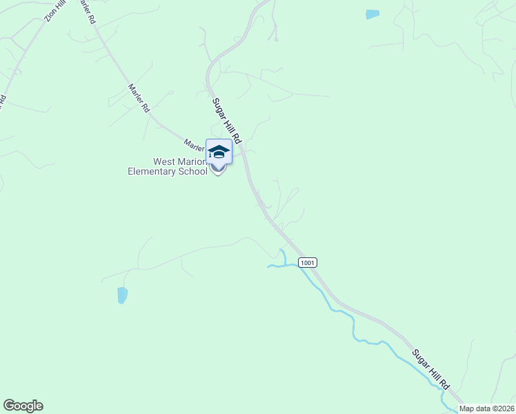 map of restaurants, bars, coffee shops, grocery stores, and more near 5582 Sugar Hill Road in Marion