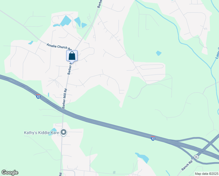 map of restaurants, bars, coffee shops, grocery stores, and more near 115 Polly Place in Clayton