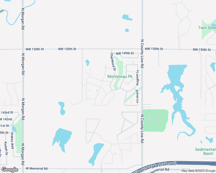 map of restaurants, bars, coffee shops, grocery stores, and more near 14700 Chambord Drive in Yukon