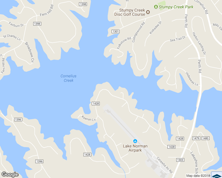 map of restaurants, bars, coffee shops, grocery stores, and more near 312 Normandy Road in Mooresville