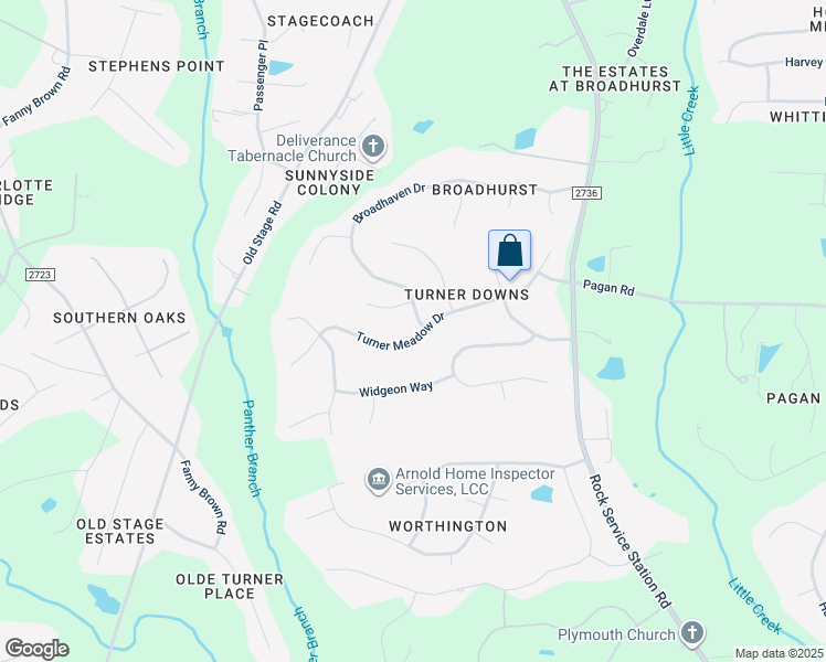 map of restaurants, bars, coffee shops, grocery stores, and more near 1128 Broadhaven Drive in Raleigh