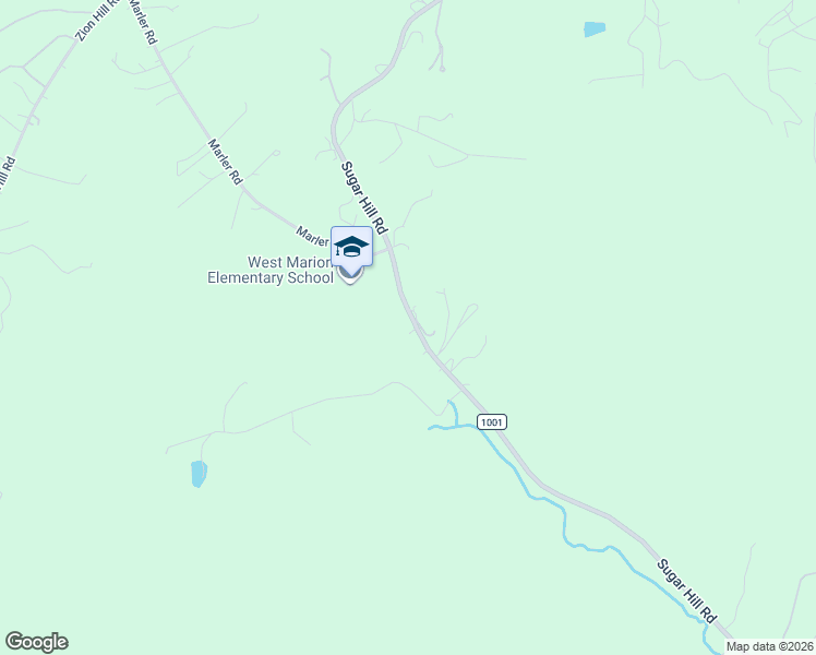 map of restaurants, bars, coffee shops, grocery stores, and more near 5582 Sugar Hill Road in Marion