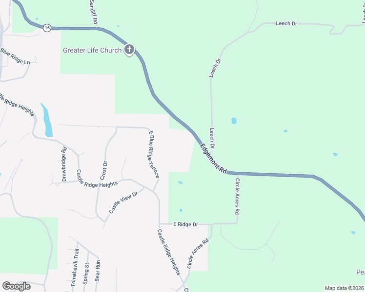 map of restaurants, bars, coffee shops, grocery stores, and more near 11599 Edgemont Road in Shirley