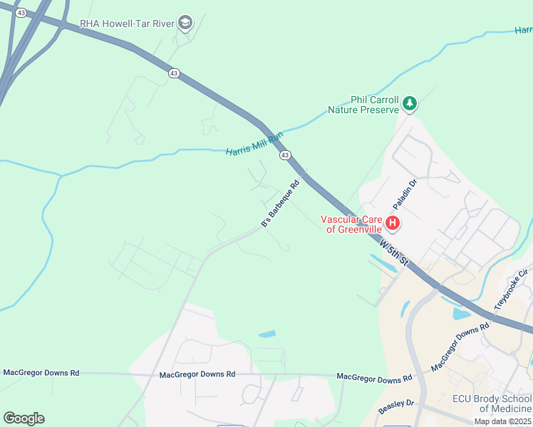 map of restaurants, bars, coffee shops, grocery stores, and more near 861 State Road 1204 in Greenville