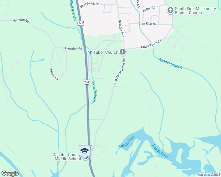 map of restaurants, bars, coffee shops, grocery stores, and more near 2170 Old Decaturville Road in Parsons