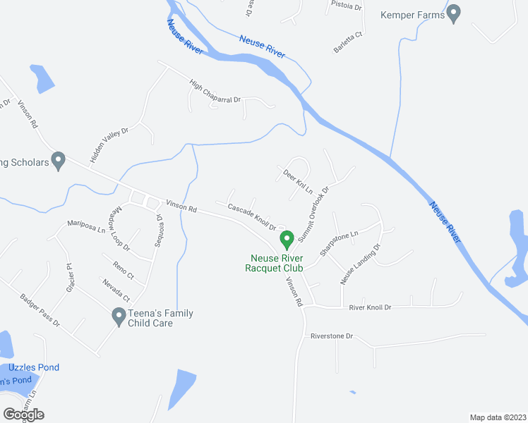 map of restaurants, bars, coffee shops, grocery stores, and more near 29 Stoneside Circle in Clayton