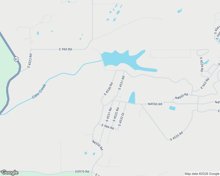 map of restaurants, bars, coffee shops, grocery stores, and more near Shady Oaks Drive in Vian