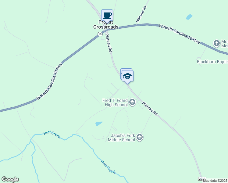 map of restaurants, bars, coffee shops, grocery stores, and more near 2331 Pathfinder Street in Newton