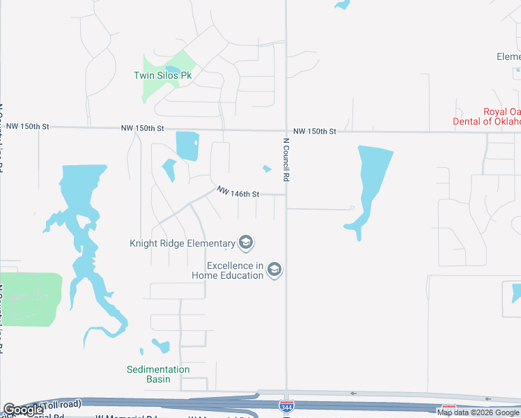 map of restaurants, bars, coffee shops, grocery stores, and more near 14621 Brantwood Circle in Oklahoma City
