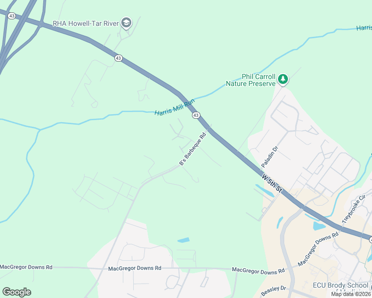 map of restaurants, bars, coffee shops, grocery stores, and more near 2913 Cedar Creek Road in Greenville