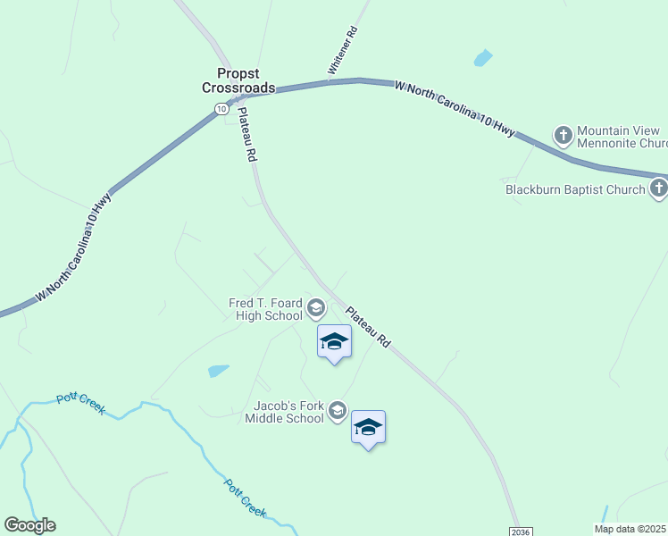 map of restaurants, bars, coffee shops, grocery stores, and more near 3340 Plateau Road in Newton