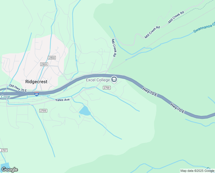 map of restaurants, bars, coffee shops, grocery stores, and more near 22 Kitazuma Road in Black Mountain