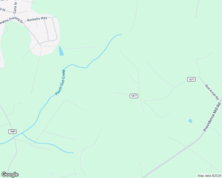 map of restaurants, bars, coffee shops, grocery stores, and more near 2340 Bud Arndt Road in Maiden