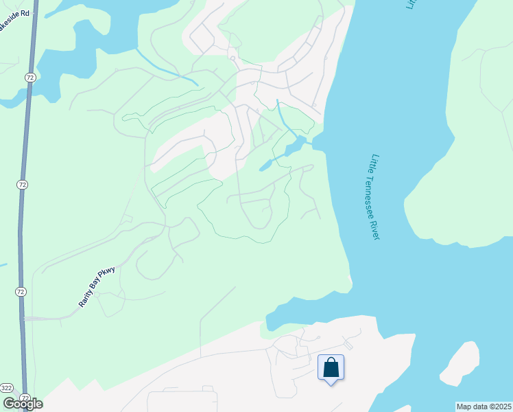 map of restaurants, bars, coffee shops, grocery stores, and more near 108 Greenfinch Drive in Vonore