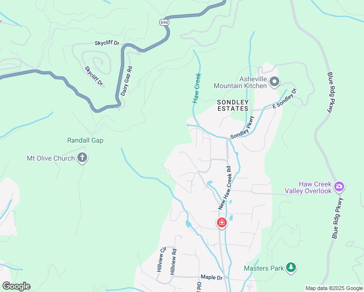 map of restaurants, bars, coffee shops, grocery stores, and more near 15 Silverstone Drive in Asheville