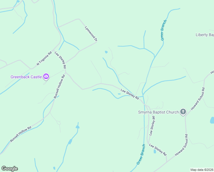 map of restaurants, bars, coffee shops, grocery stores, and more near 653 Lee Shirley Road in Maryville