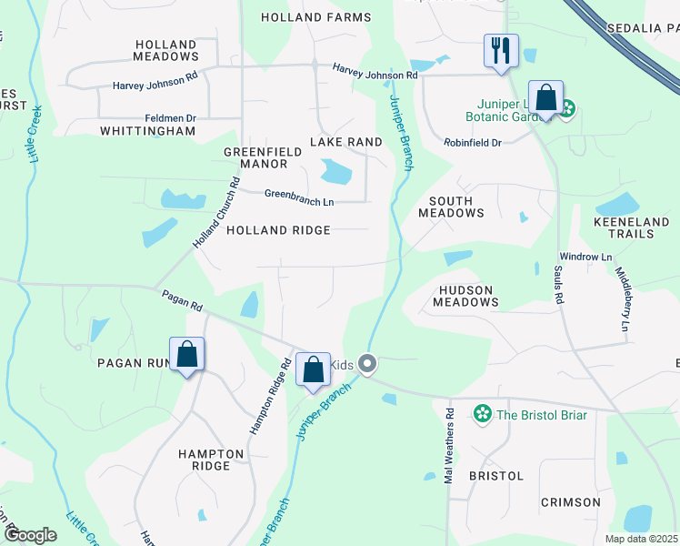 map of restaurants, bars, coffee shops, grocery stores, and more near 9336 Tallgrass Road in Raleigh