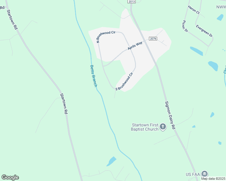map of restaurants, bars, coffee shops, grocery stores, and more near 2444 South Brushwood Circle in Newton