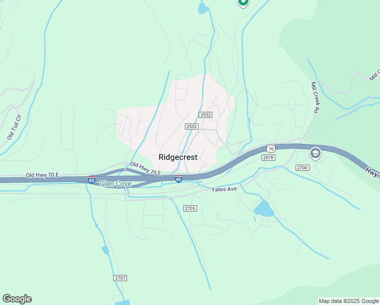 map of restaurants, bars, coffee shops, grocery stores, and more near 14 Dew Waite Road in Black Mountain