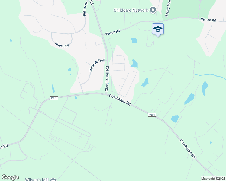 map of restaurants, bars, coffee shops, grocery stores, and more near 14 National Drive in Clayton