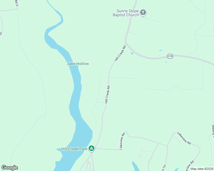 map of restaurants, bars, coffee shops, grocery stores, and more near 210 Hill Creek Road in Greers Ferry