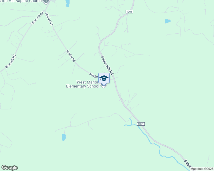 map of restaurants, bars, coffee shops, grocery stores, and more near 820 Marler Road in Marion