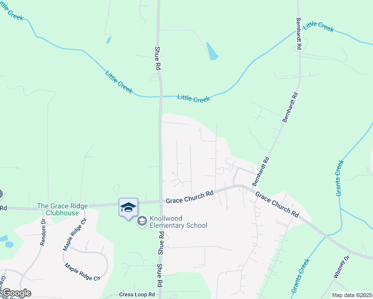 map of restaurants, bars, coffee shops, grocery stores, and more near 212 Carolyn Road in Salisbury