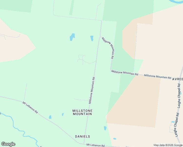 map of restaurants, bars, coffee shops, grocery stores, and more near 1430 Millstone Mountain Road in Covington