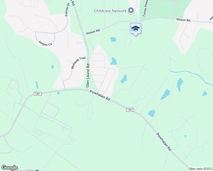 map of restaurants, bars, coffee shops, grocery stores, and more near 151 National Drive in Clayton