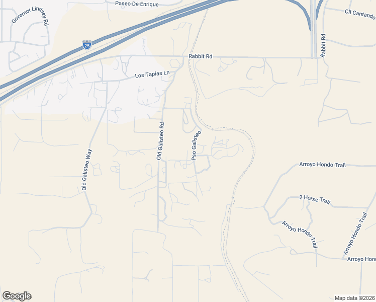 map of restaurants, bars, coffee shops, grocery stores, and more near 3 La Piedra Blanca in Santa Fe