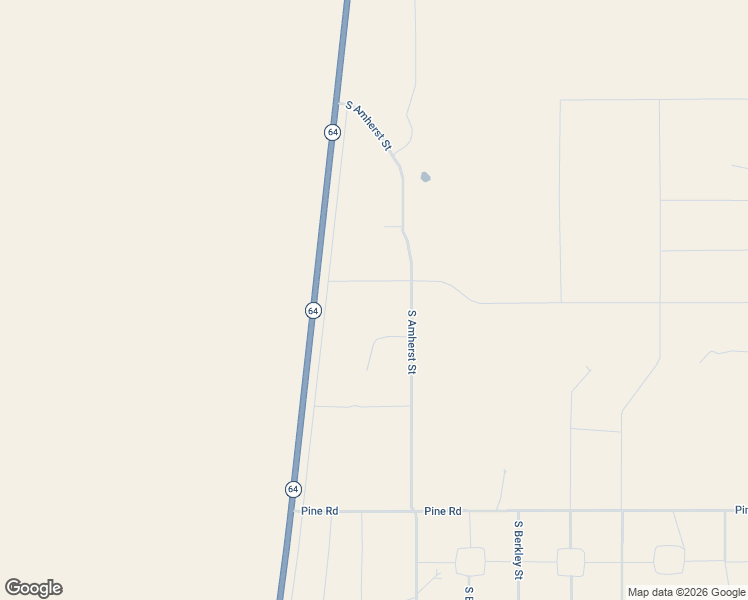 map of restaurants, bars, coffee shops, grocery stores, and more near 121 West Concho Road in Williams