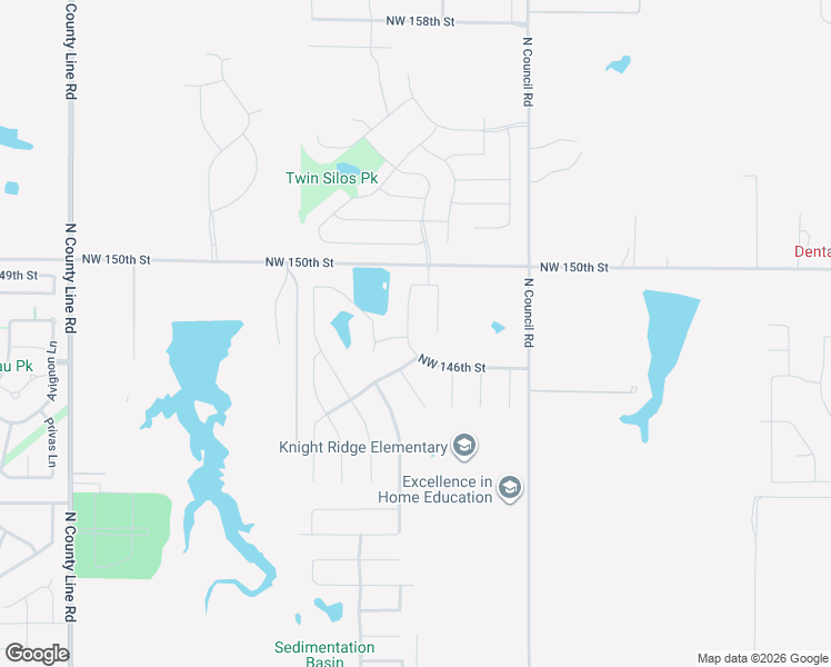 map of restaurants, bars, coffee shops, grocery stores, and more near 14808 Stone Manor Drive in Oklahoma City