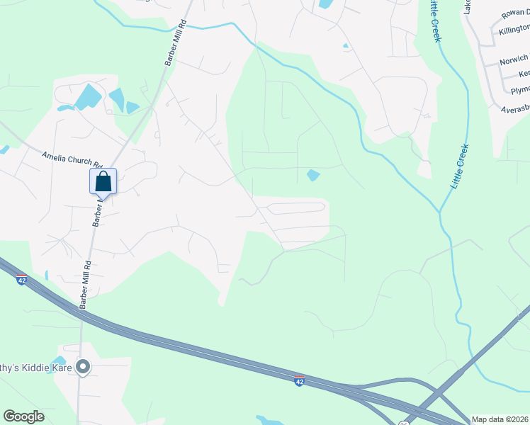map of restaurants, bars, coffee shops, grocery stores, and more near 559 Country Lane in Clayton