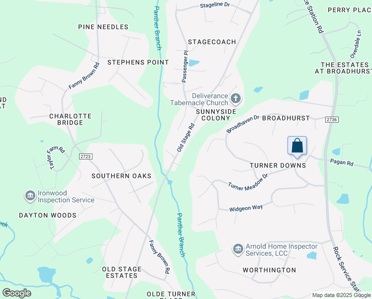 map of restaurants, bars, coffee shops, grocery stores, and more near 10713 Old Stage Road in Raleigh