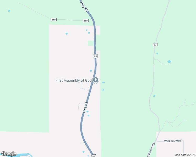 map of restaurants, bars, coffee shops, grocery stores, and more near 2500 U.S. 65 in Clinton