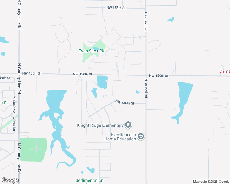 map of restaurants, bars, coffee shops, grocery stores, and more near 14808 Stone Manor Drive in Oklahoma City
