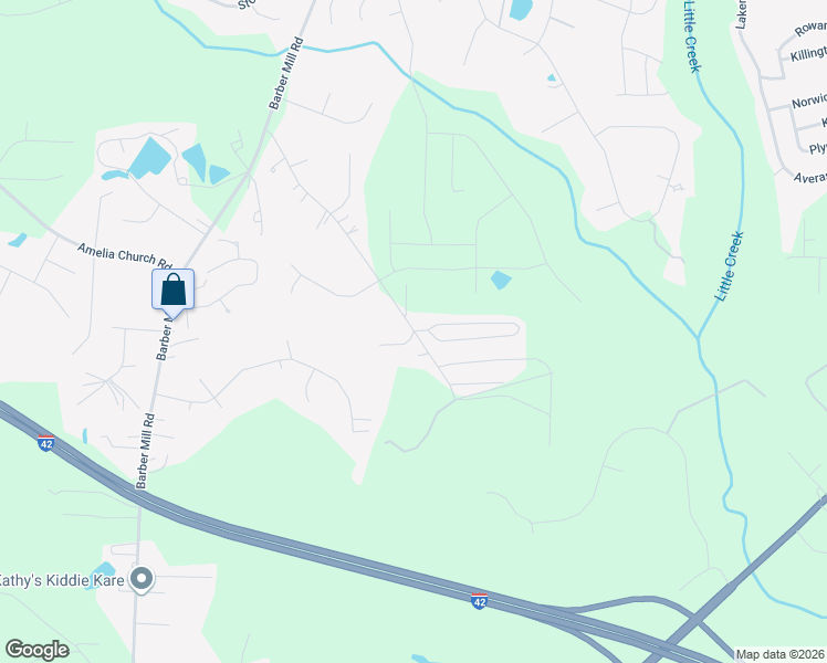 map of restaurants, bars, coffee shops, grocery stores, and more near 559 Country Lane in Clayton