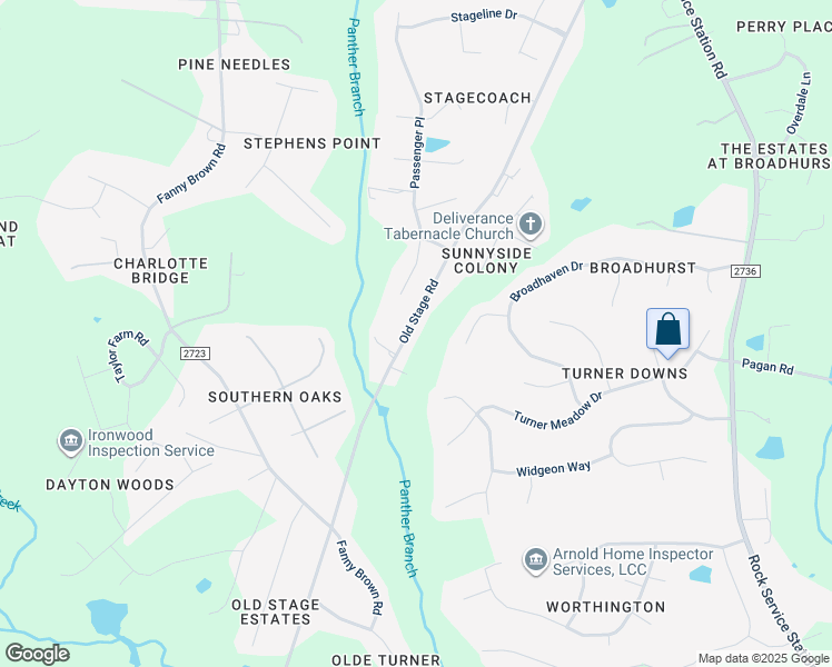 map of restaurants, bars, coffee shops, grocery stores, and more near 10713 Old Stage Road in Raleigh