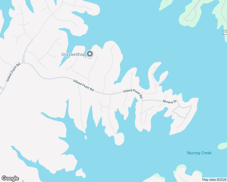 map of restaurants, bars, coffee shops, grocery stores, and more near 9346 Island Point Road in Sherrills Ford
