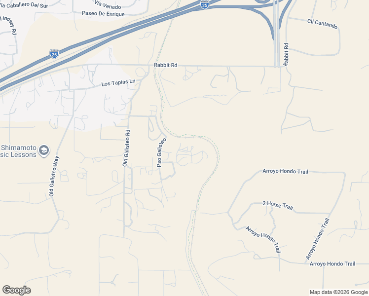 map of restaurants, bars, coffee shops, grocery stores, and more near 3 5 Jays Lane in Santa Fe