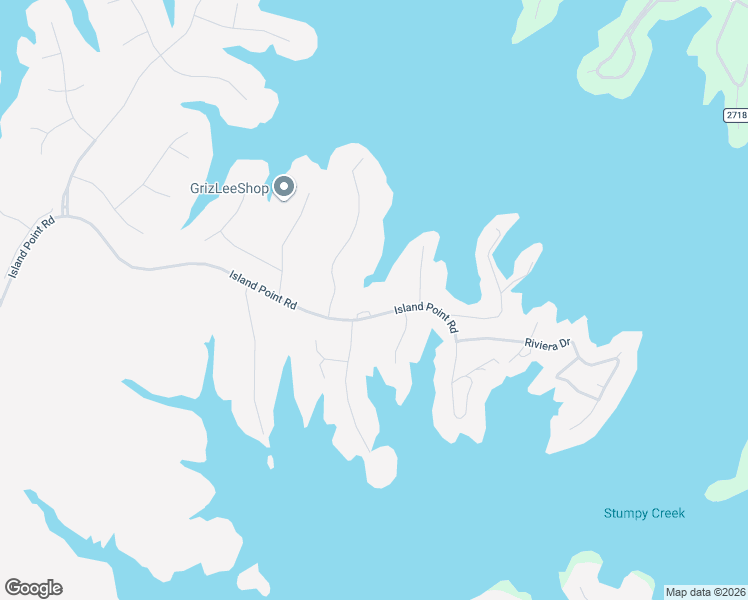 map of restaurants, bars, coffee shops, grocery stores, and more near 9346 Island Point Road in Sherrills Ford