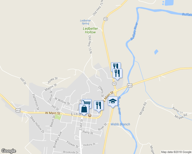 map of restaurants, bars, coffee shops, grocery stores, and more near 313 Breeding Lane in Linden