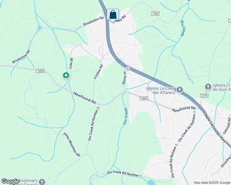 map of restaurants, bars, coffee shops, grocery stores, and more near 161 Newfound Road in Leicester
