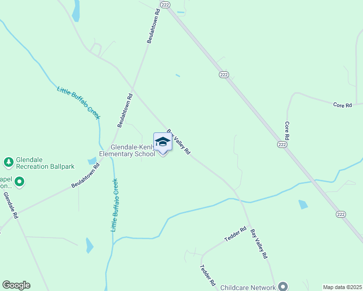 map of restaurants, bars, coffee shops, grocery stores, and more near 2001 Bay Valley Road in Kenly
