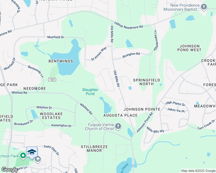 map of restaurants, bars, coffee shops, grocery stores, and more near 5733 Mizuno Drive in Fuquay-Varina