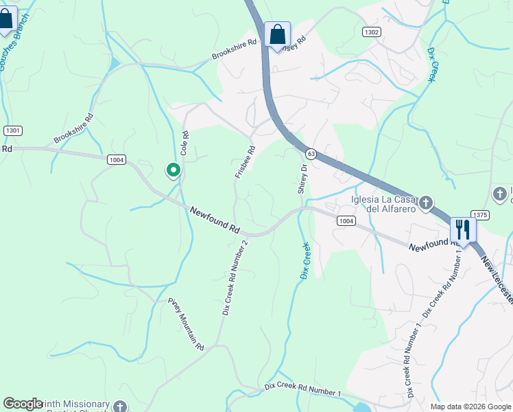 map of restaurants, bars, coffee shops, grocery stores, and more near 19 Jackson Cove in Leicester