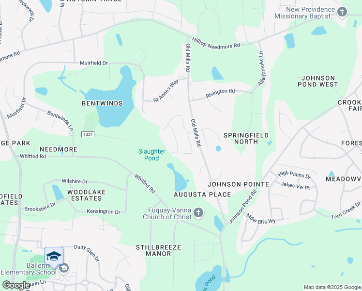 map of restaurants, bars, coffee shops, grocery stores, and more near 5733 Mizuno Drive in Fuquay-Varina