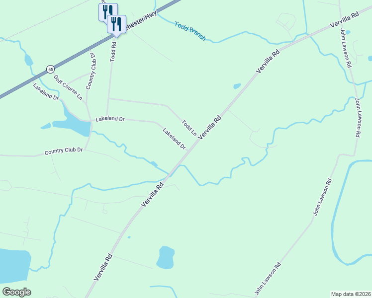 map of restaurants, bars, coffee shops, grocery stores, and more near 3180 Vervilla Road in McMinnville