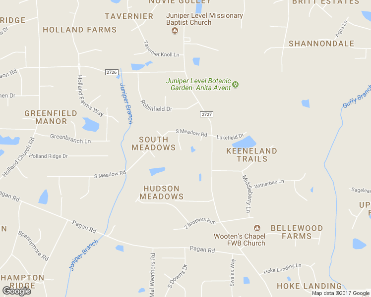 map of restaurants, bars, coffee shops, grocery stores, and more near 9309 Hay Meadow Court in Raleigh