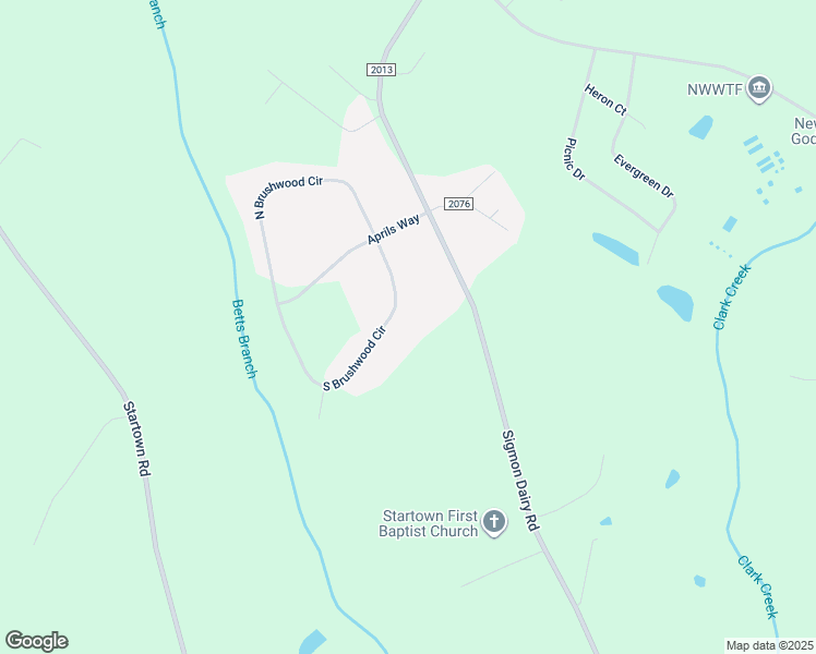 map of restaurants, bars, coffee shops, grocery stores, and more near 2360 South Brushwood Circle in Newton